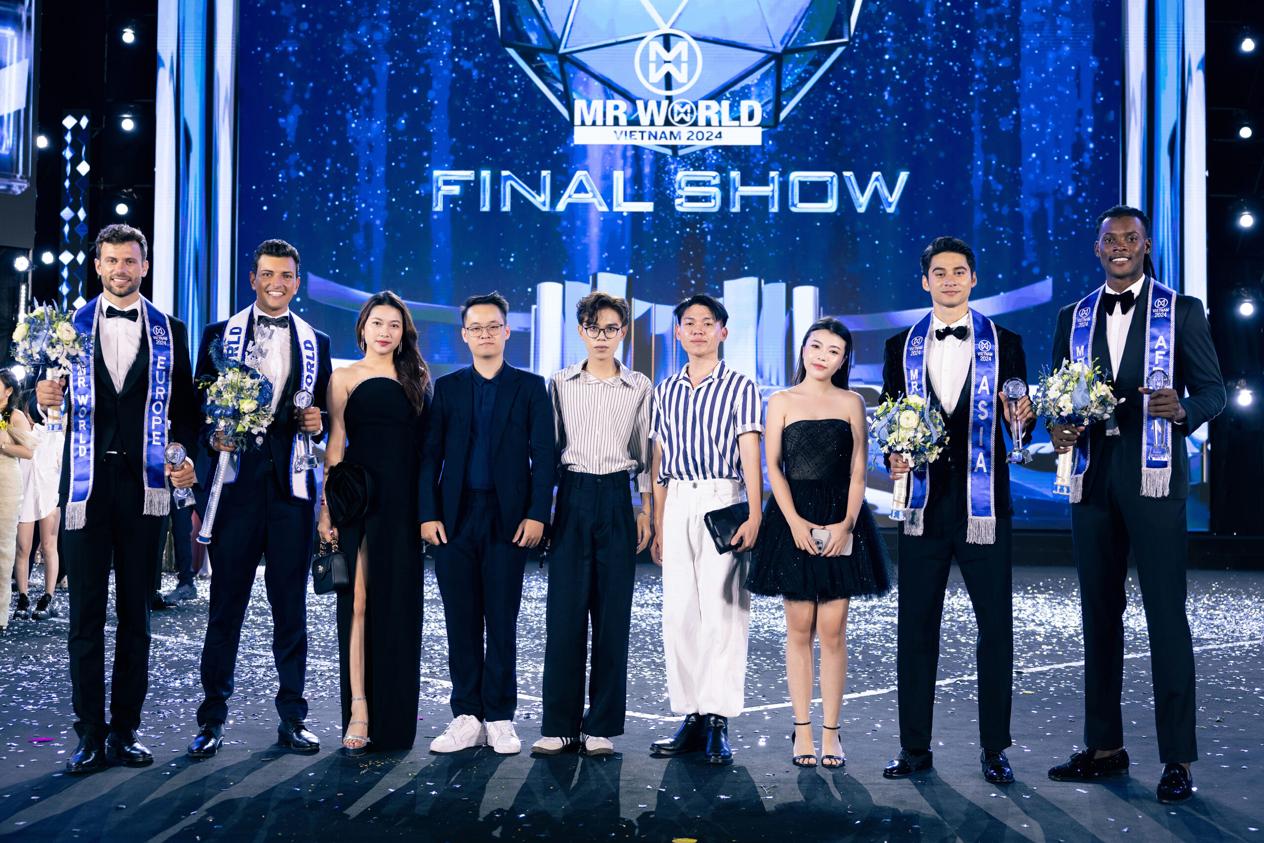 Eventista team at the final show of Mr World 2024