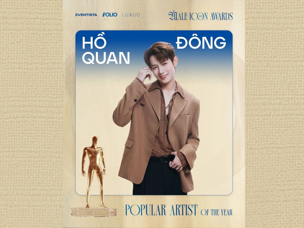 Bình chọn cho Hồ Đông Quan tại đề cử giải Popular Artist 2025