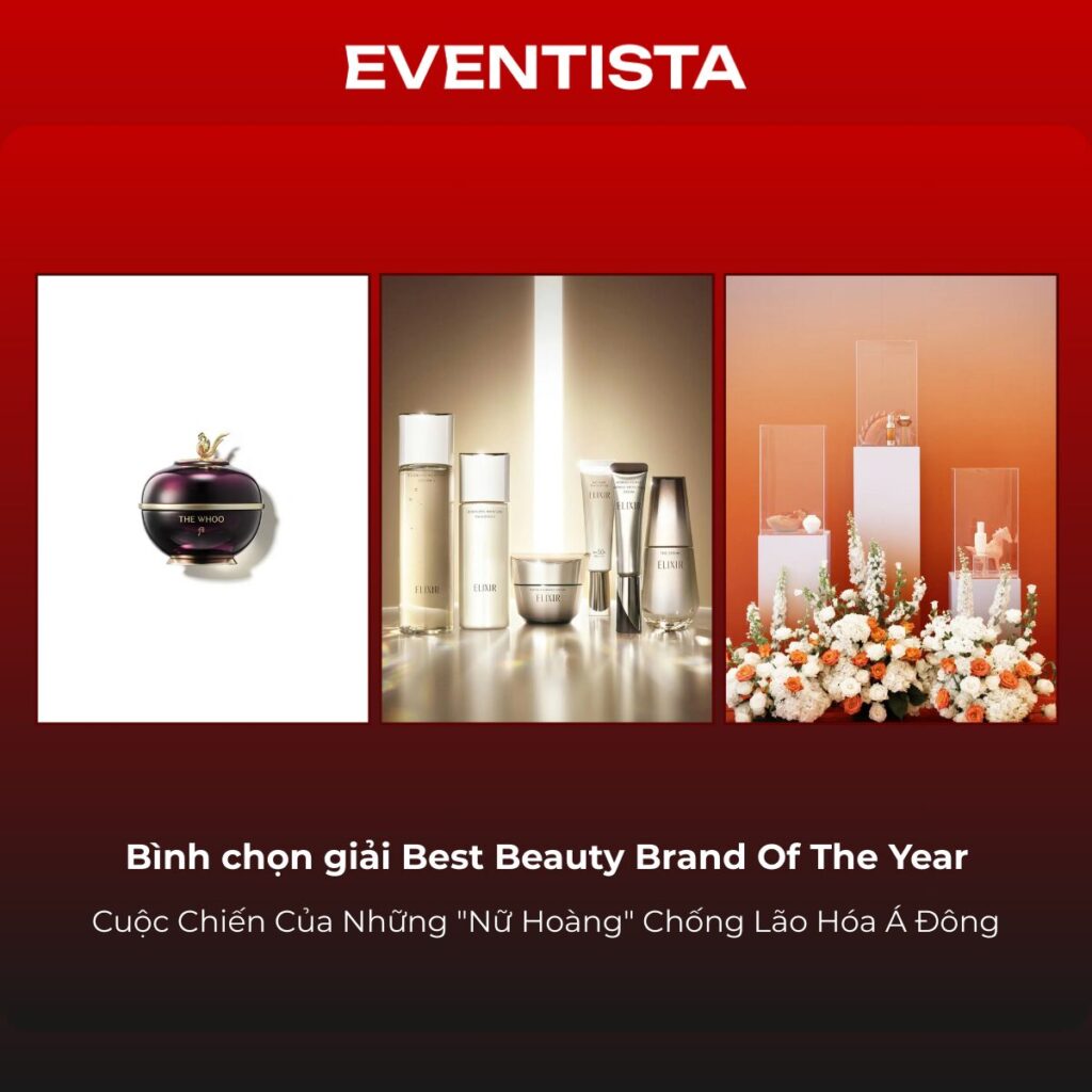 Bình chọn giải Best Beauty Brand Of The Year- Cuộc Chiến Của Những Nữ Hoàng Chống Lão Hóa Á Đông