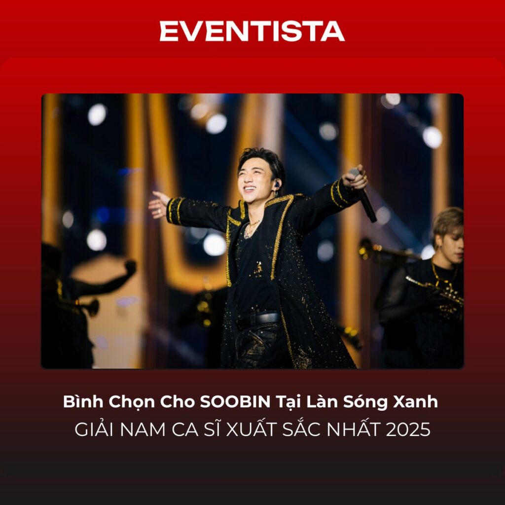 Bình chọn cho Soobin Tại Làn Sóng Xanh 2025
