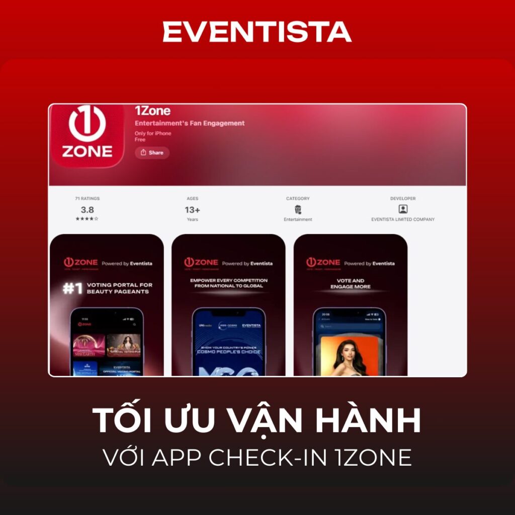 Tối Ưu Vận Hành Với App Check-in 1Zone: Giải Pháp Soát Vé "1 Chạm" Chống Ùn Tắc