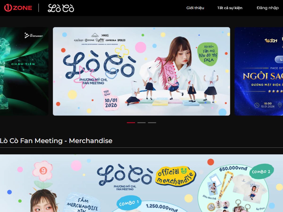 Trang web chính thức mở bán sản phẩm concept “Lò Cò”
