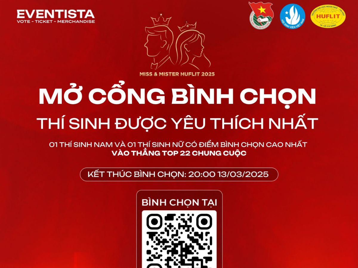 1Vote là đối tác công nghệ bình chọn Miss Mister HUFLIT