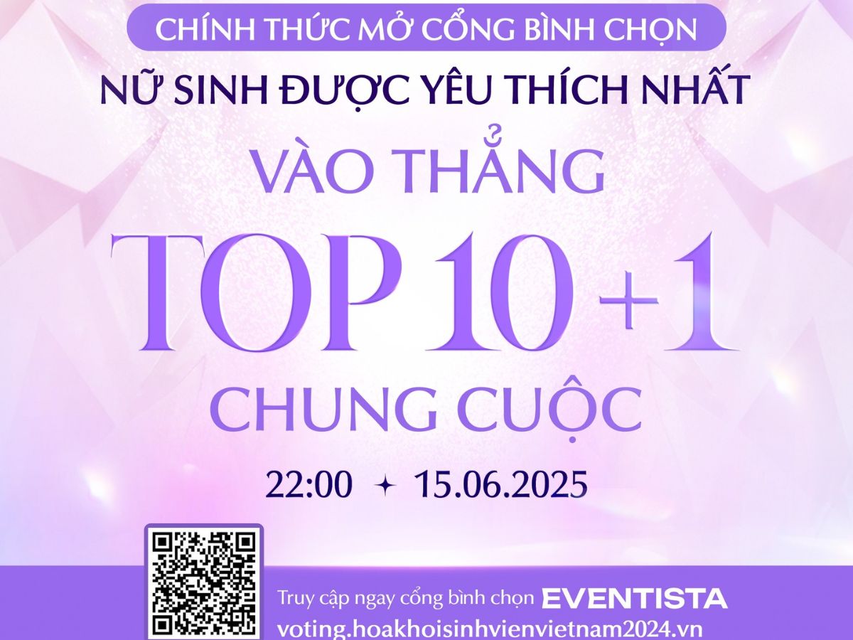 1Vote xóa nhòa khoảng cách địa lý, đưa cuộc thi Hoa khôi Sinh viên Việt Nam đến gần hơn với mọi giảng đường.