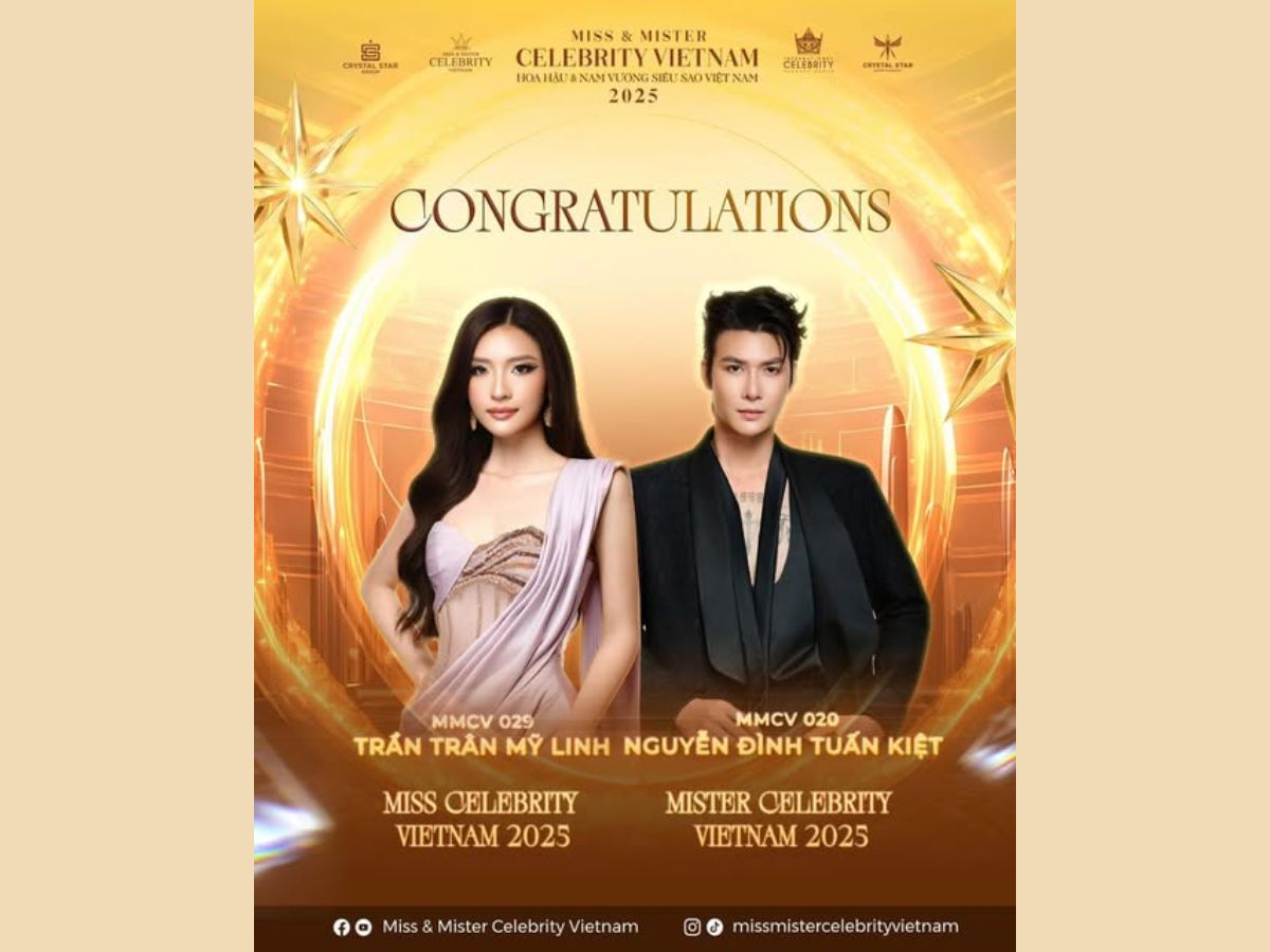 Giao diện 1Vote hỗ trợ bình chọn song song cho cả Miss và Mister Celebrity Vietnam