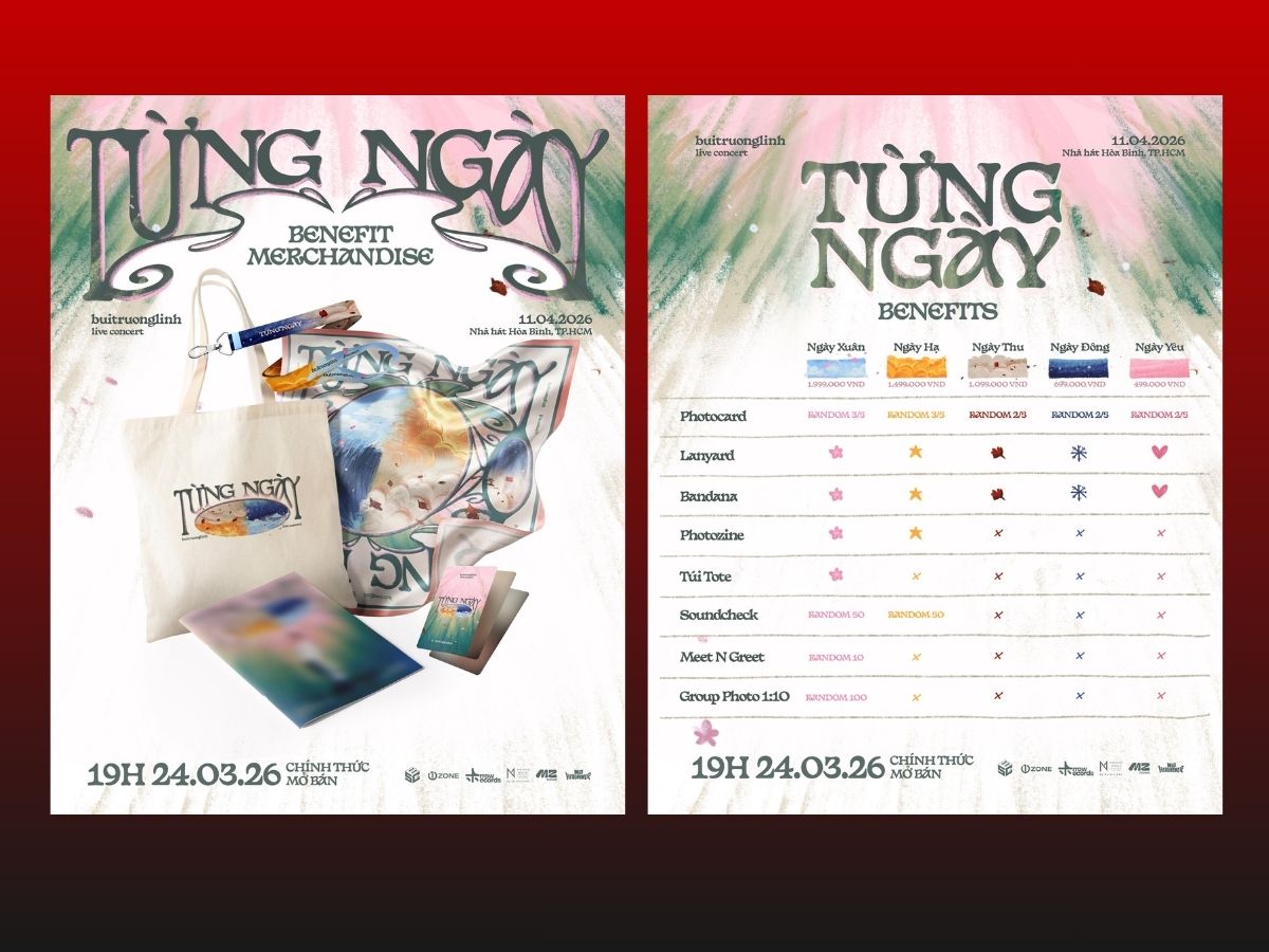 Mua vé concert Bùi Trường Linh dễ dàng cùng 1Zone