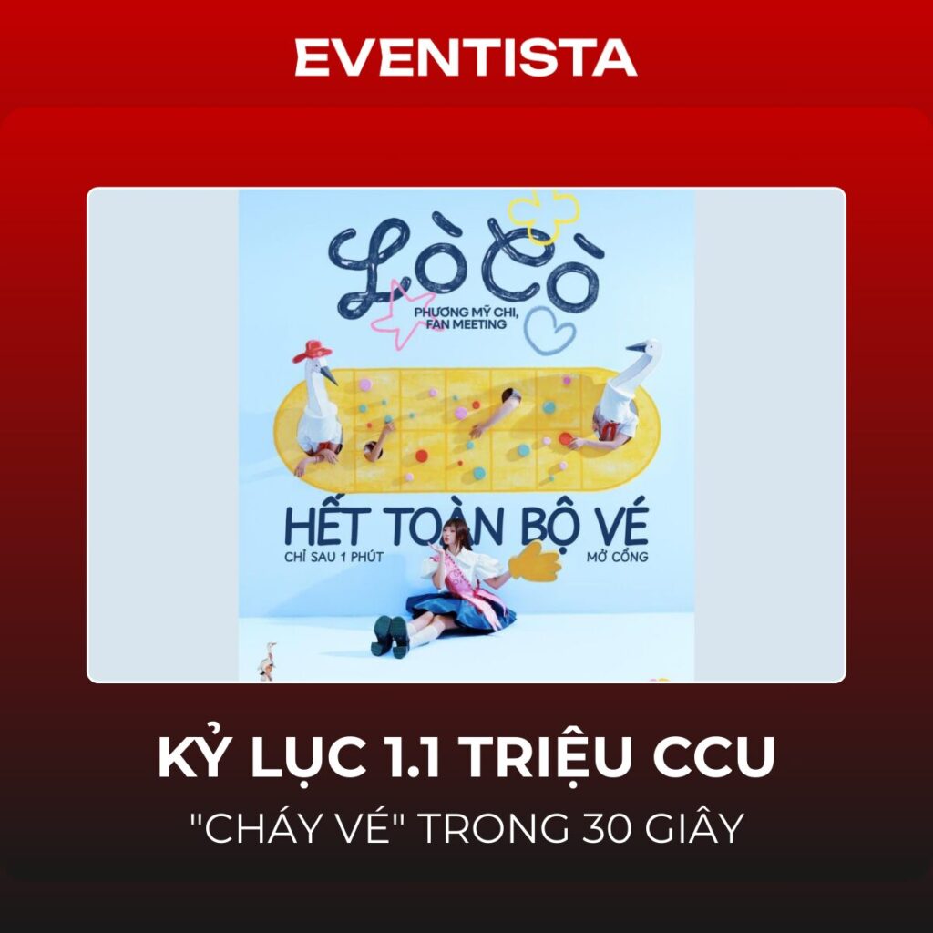 Kỷ Lục 1.1 Triệu Lượt truy cập & "Cháy Vé" Trong 30 Giây: Cơn Địa Chấn Fan Meeting Phương Mỹ Chi Trên Nền Tảng Phân Phối Vé 1Zone
