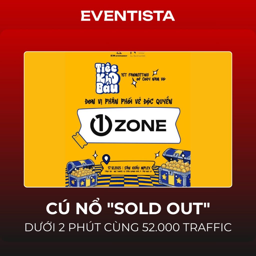 Cú Nổ "Sold Out" Dưới 2 Phút Cùng 52.000 Traffic: Fan Meeting Cody Nam Võ Thiết Lập Kỷ Lục Trên Nền Tảng Bán Vé 1Zone
