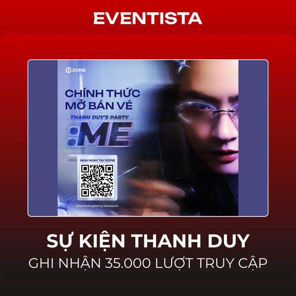 Sự Kiện Thanh Duy Ghi Nhận 35.000 Lượt Truy Cập: Trải Nghiệm Website Bán Vé Mượt Mà Cùng 1Zone